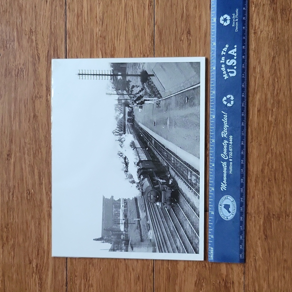 Vintage black/white Train photo